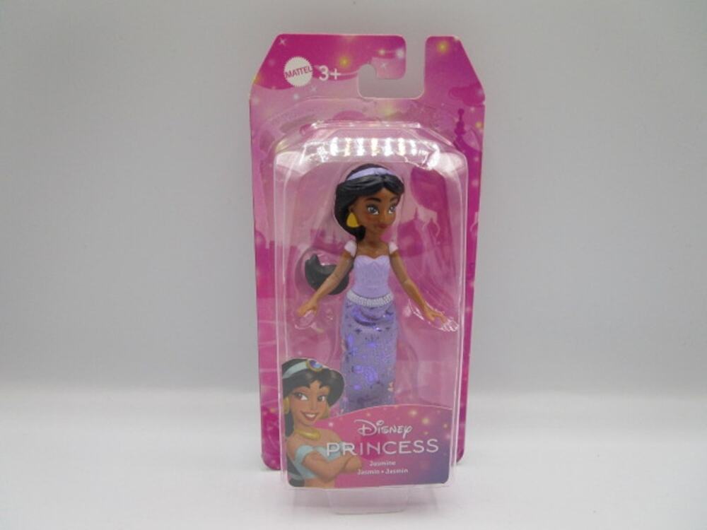 Disney Princess Mini Jasmine Purple‎ Skirt Posable Doll 3" Figure Mattel